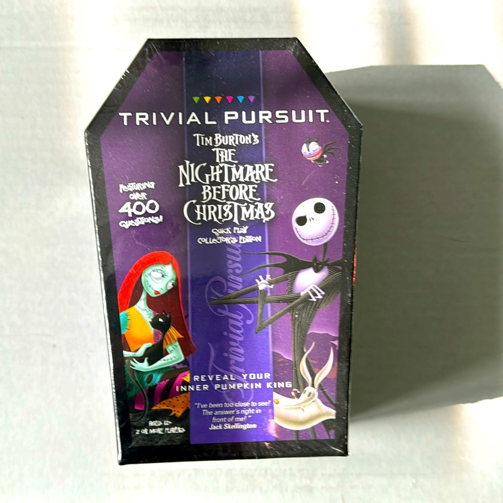 BN Nightmare Before Christmas Trivial Pursuit quick play collectors edition
